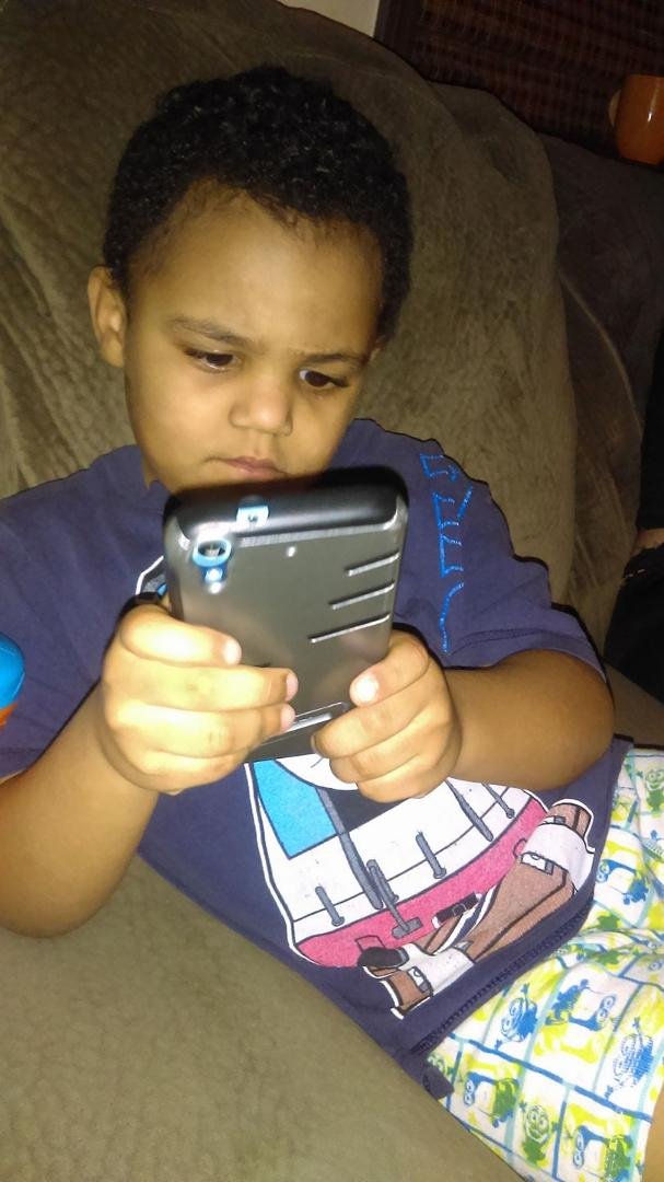 Three years old, hand me down phone! Does everything but make phone calls.