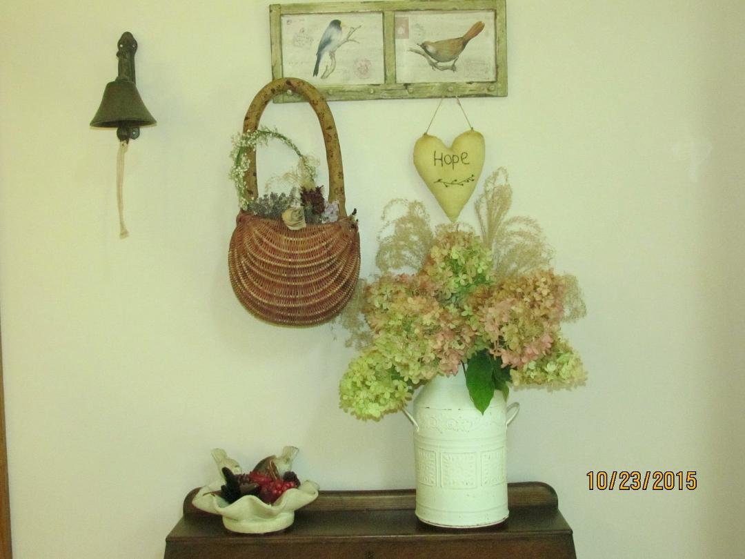 Drying flowers and playing with them.