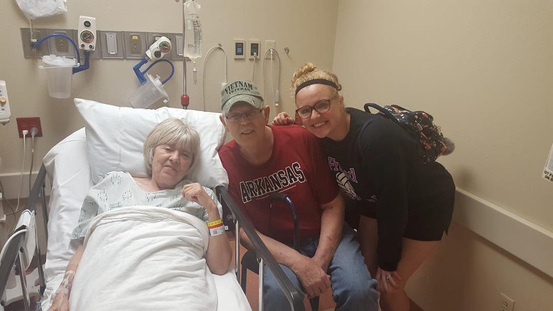 Praying for a quick and successful surgery.
