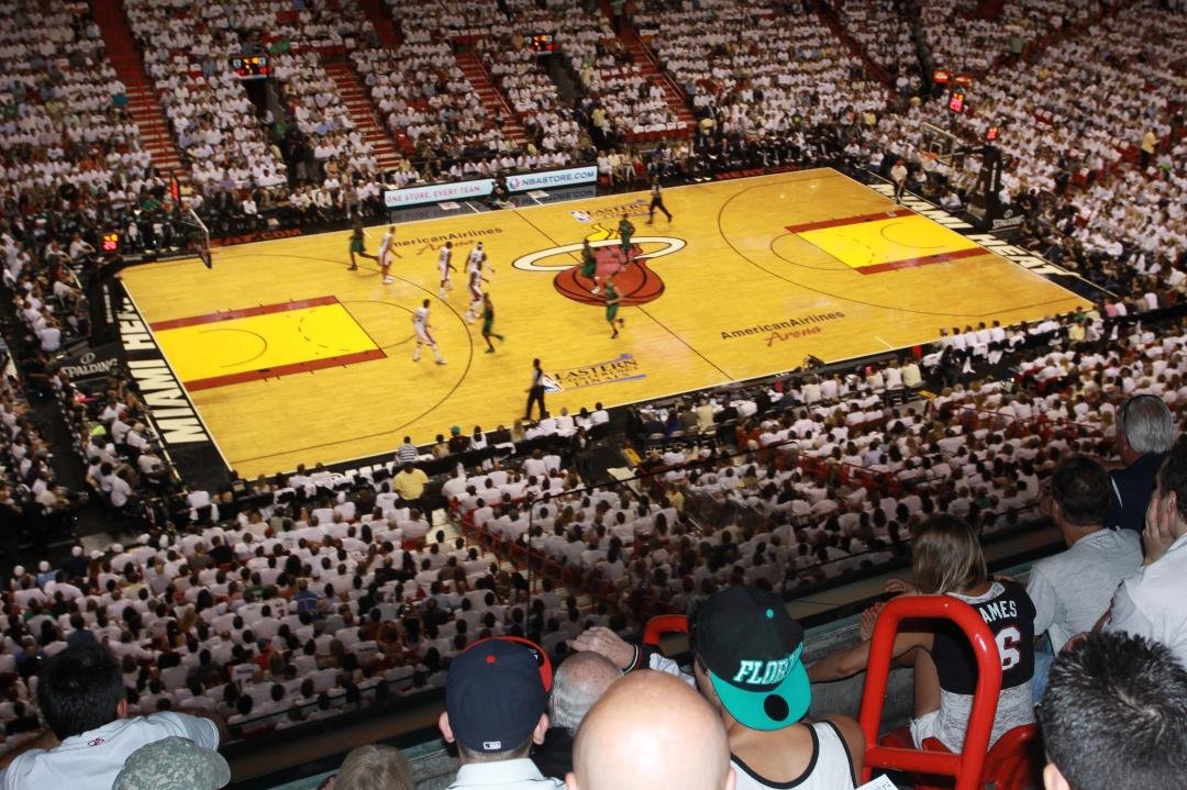 ECF Boston@Miami game 2, we were there, GO BOSTON CELTICS !!!!