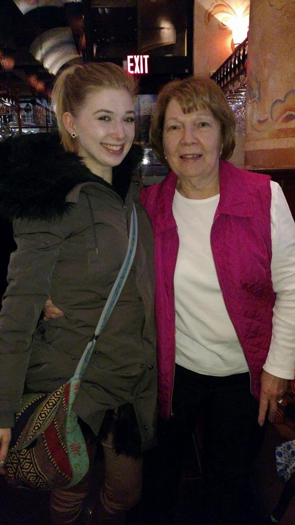 Scotlynn Morgan and Mawmaw for her birthday dinner.