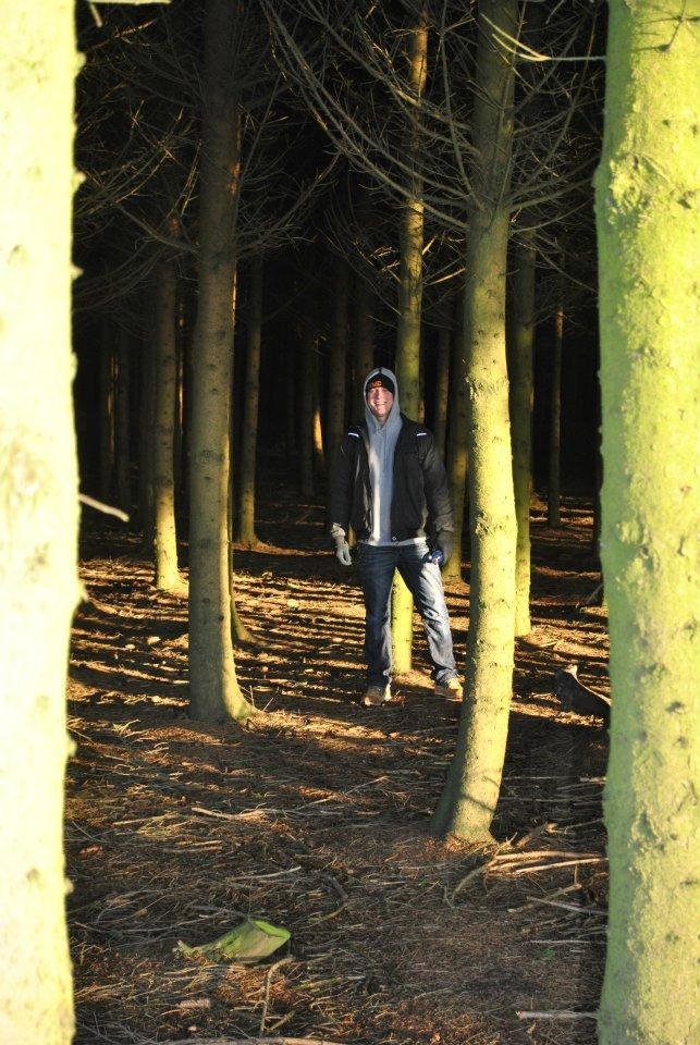 Matt in Bastone Belgium to hoonor the fallen from Battle of the Buldge, WWII