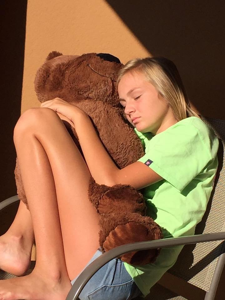 Can you say tuckered out!