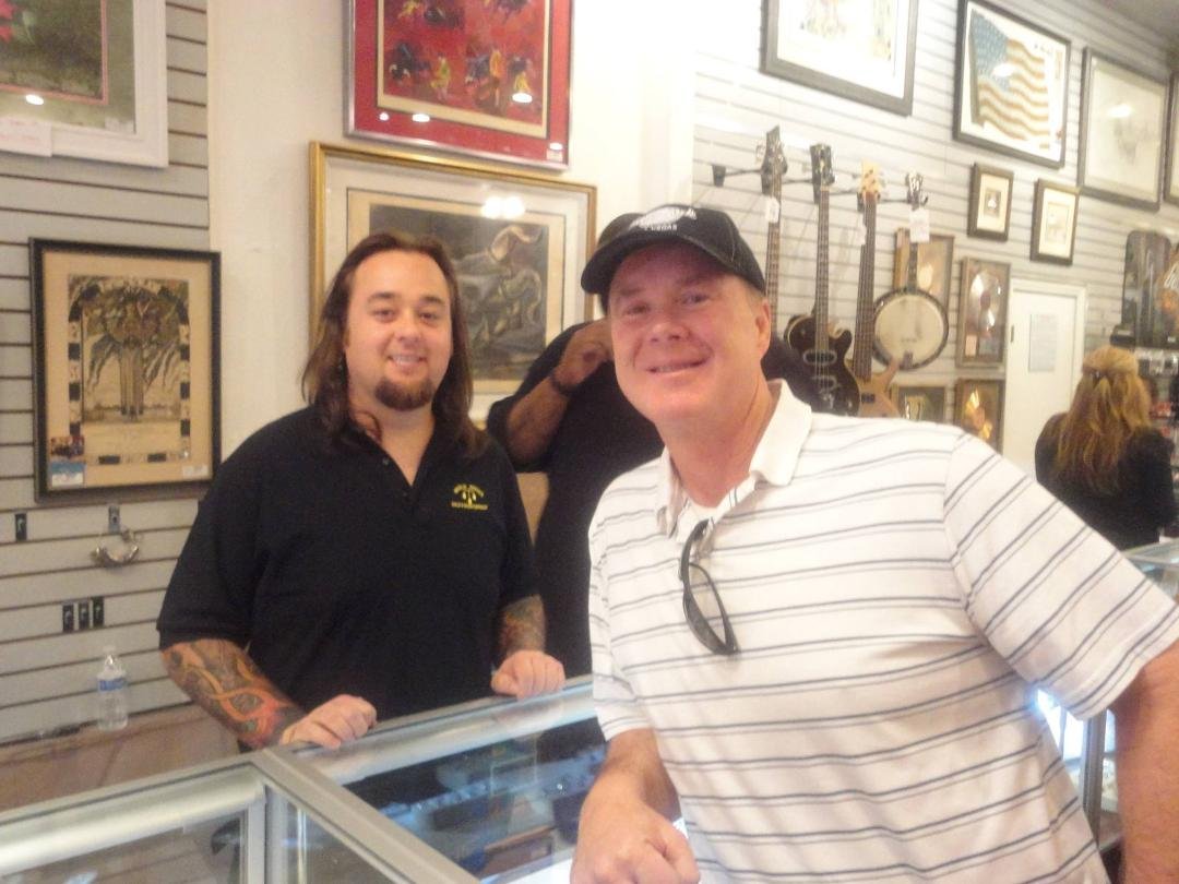 I got a great picture with Chumle from Las Vegas Pawn Stars