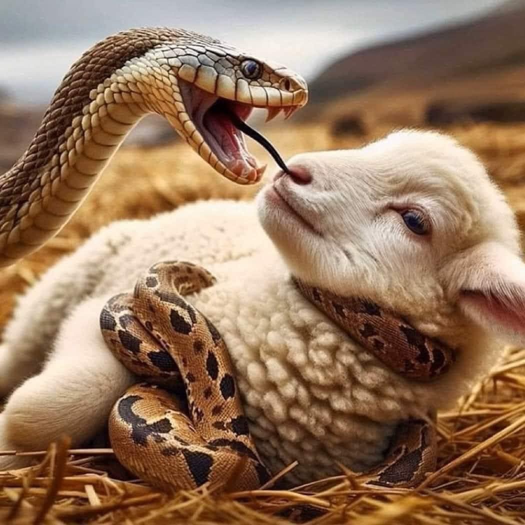 A rattlesnake bit one of my sheep in the face about a week ago. The deadliest snake that lives around. The sheep's face was swollen and hurt like crazy, but the old rattle did not know the type of blood that runs in the s