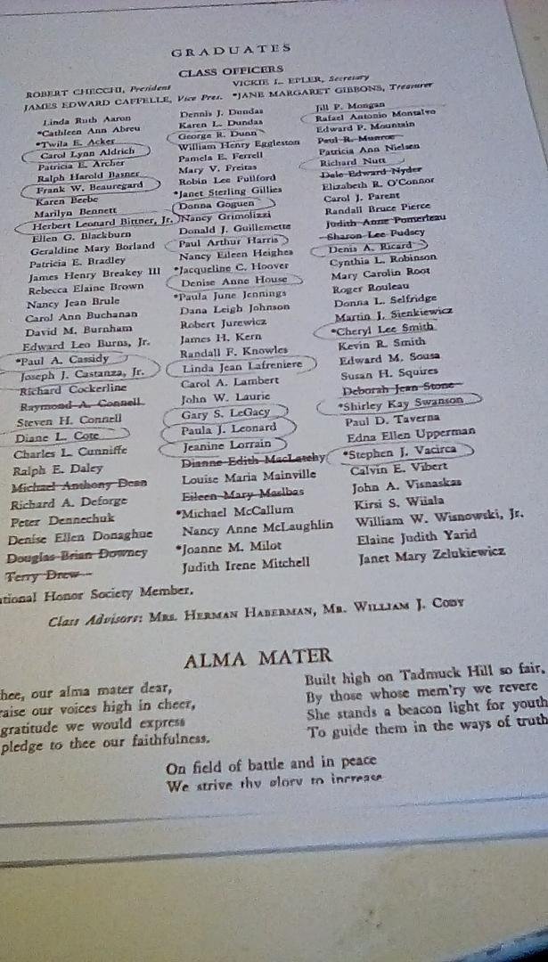 We need your help. WA class of 1969 is looking for these classmates..for our 50th reunion. If you can share any info, p!ease send private msg.....thankyou!!