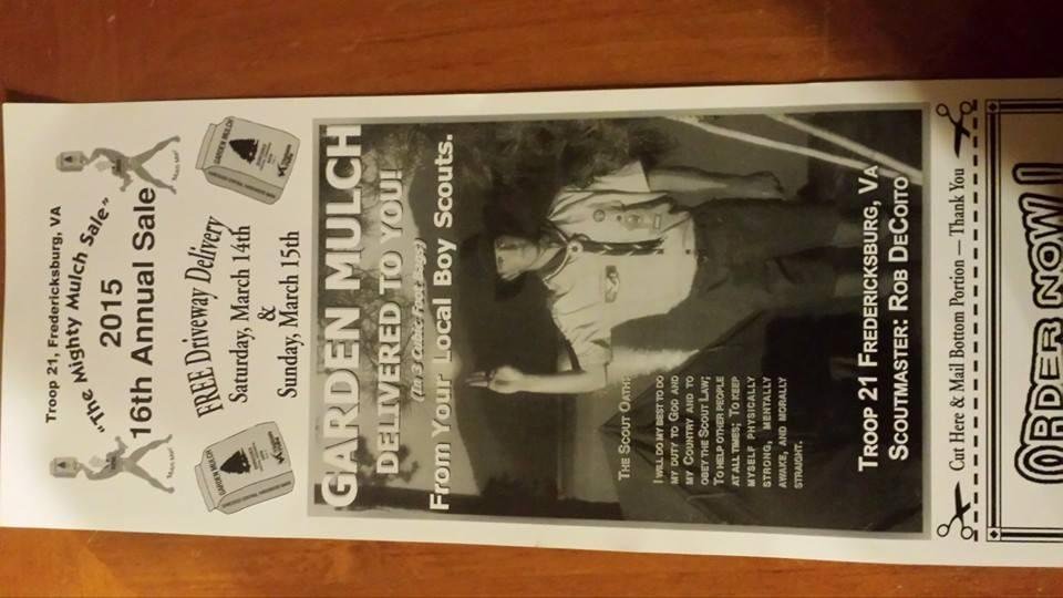 You know spring is due to come when this is in your mailbox. I got to play in my gardens today! I put up some frost cloth to keep the deer out  of my bulbs and i have all kinds coming up, too. Thank you, Jesus. I'm making i