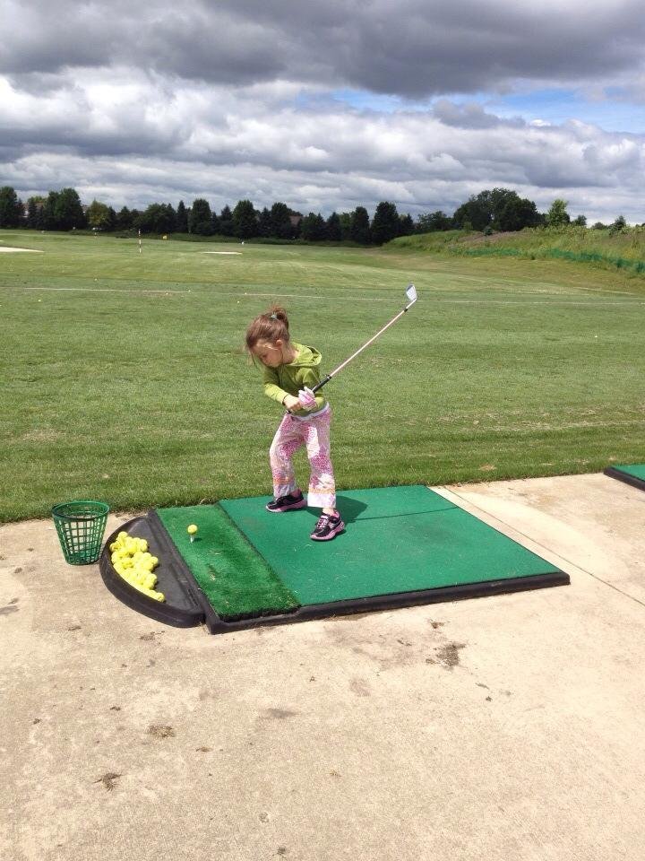 Our granddaughter Sophie getting to know & love the game !