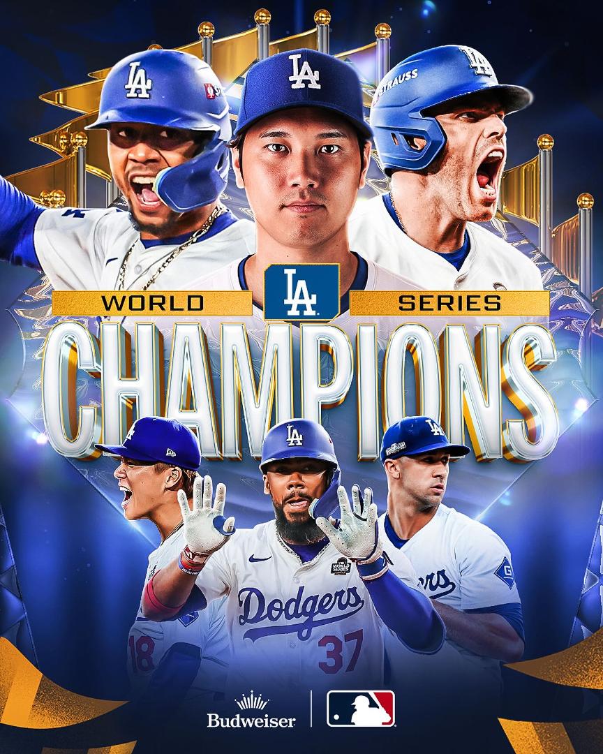 2024 #WorldSeries Champions #Dodgers