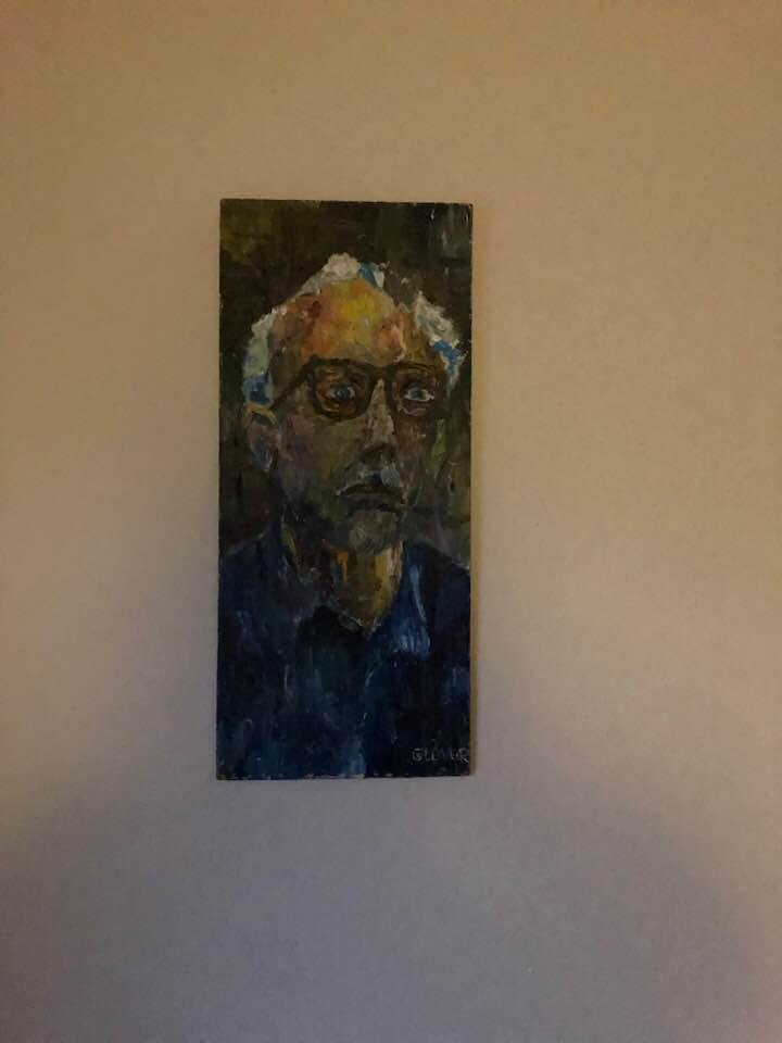This is the picture I did as a teenager in his style Jeff and David .