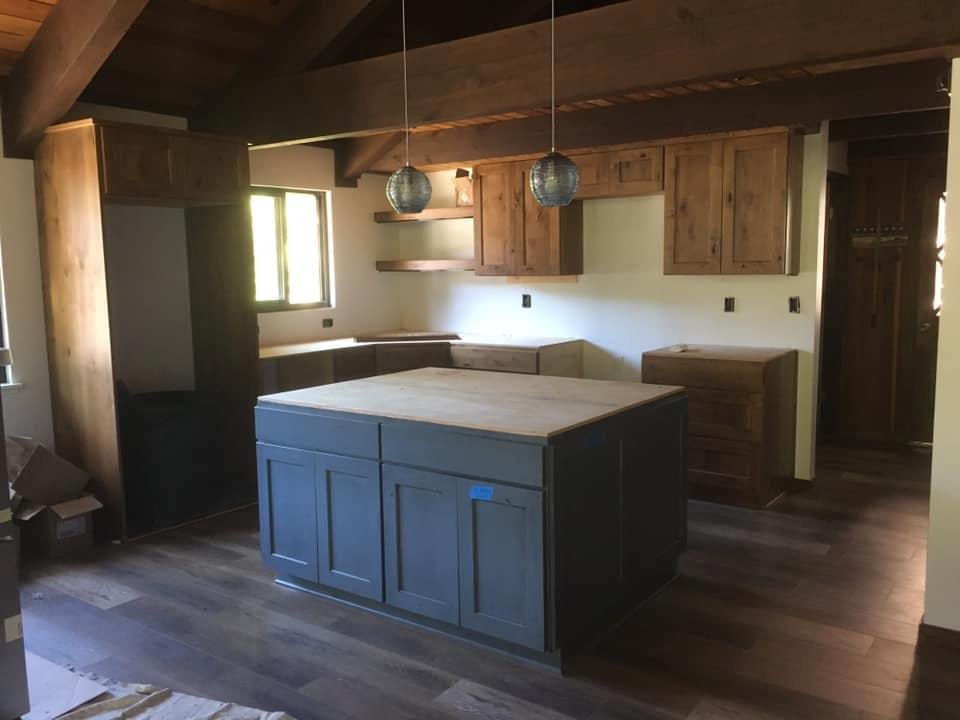 Getting closer to completion!  Countertops and appliances next week and stone backsplash after that.
