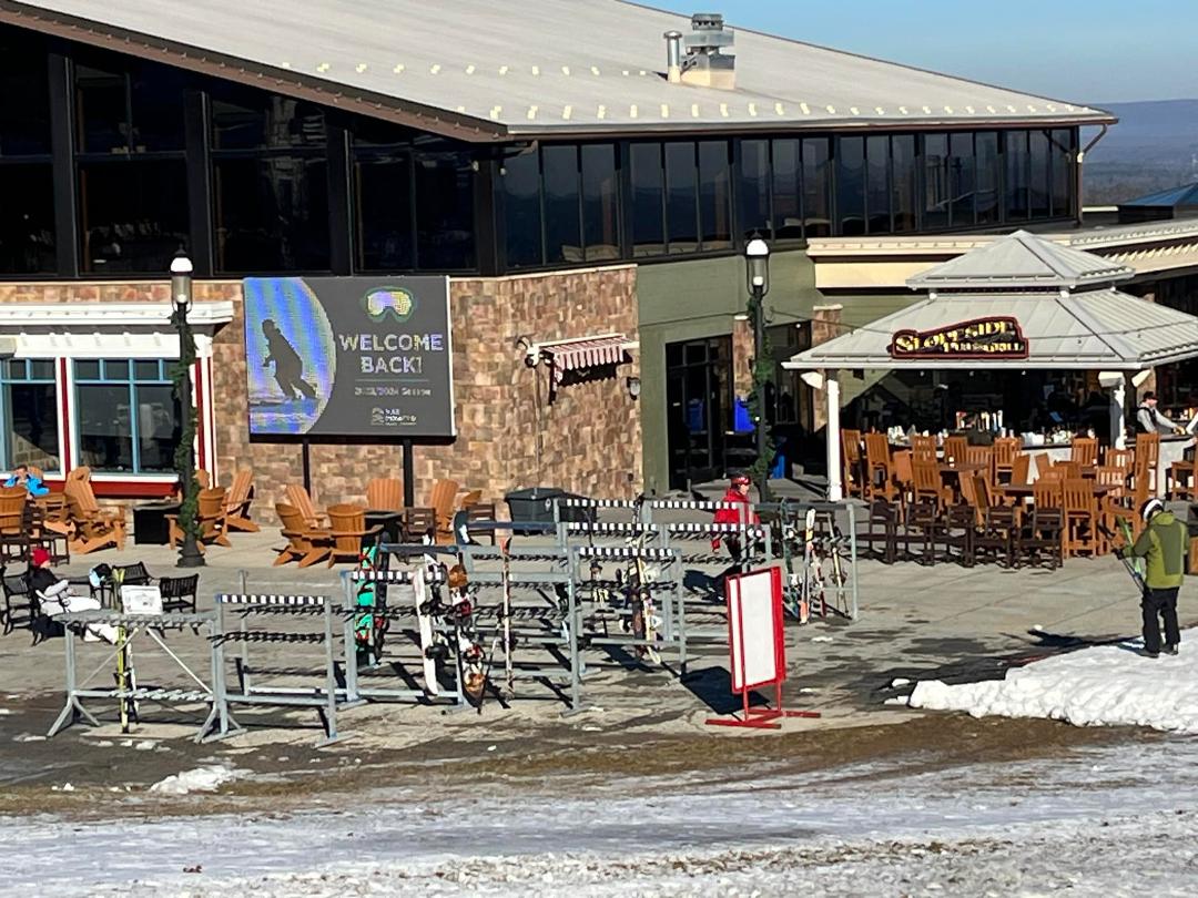 Ski Day #4 - Started at Blue, but they are struggling. Tried Camelback which is a joke. 
They charge for parking. So… I “Go back (to) Jack (Frost) and do it again” (courtesy of Steely Dan).