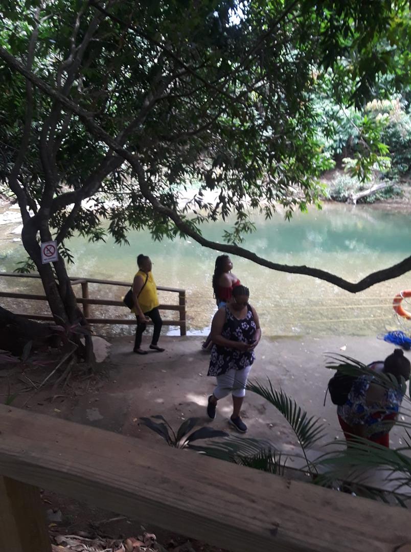 Having fun at the river