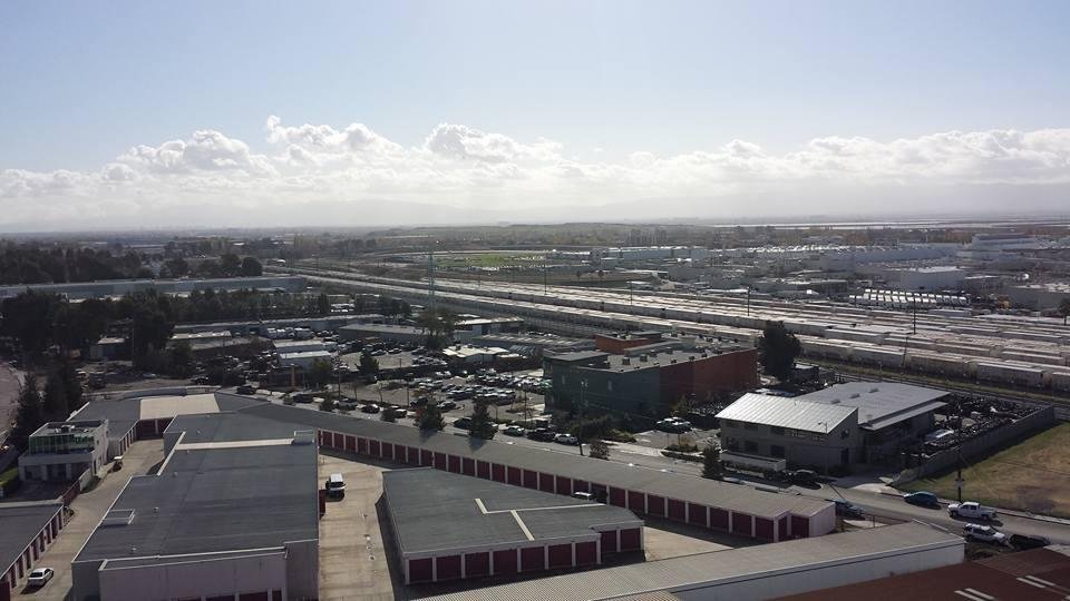 Overlooking south end of yard.