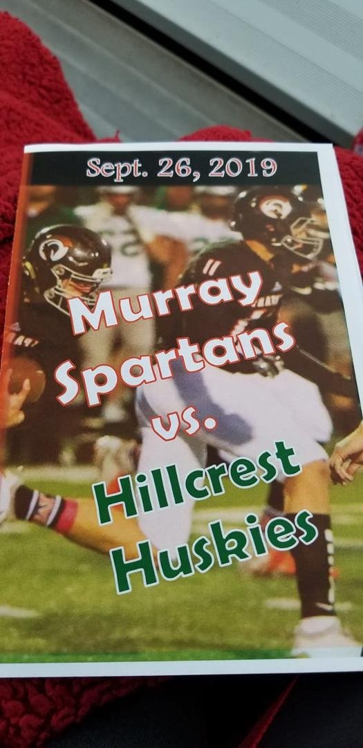 Murray High playing Hillcrest...GO #23...Landon Hoggan 🏈🏈🏈🏈