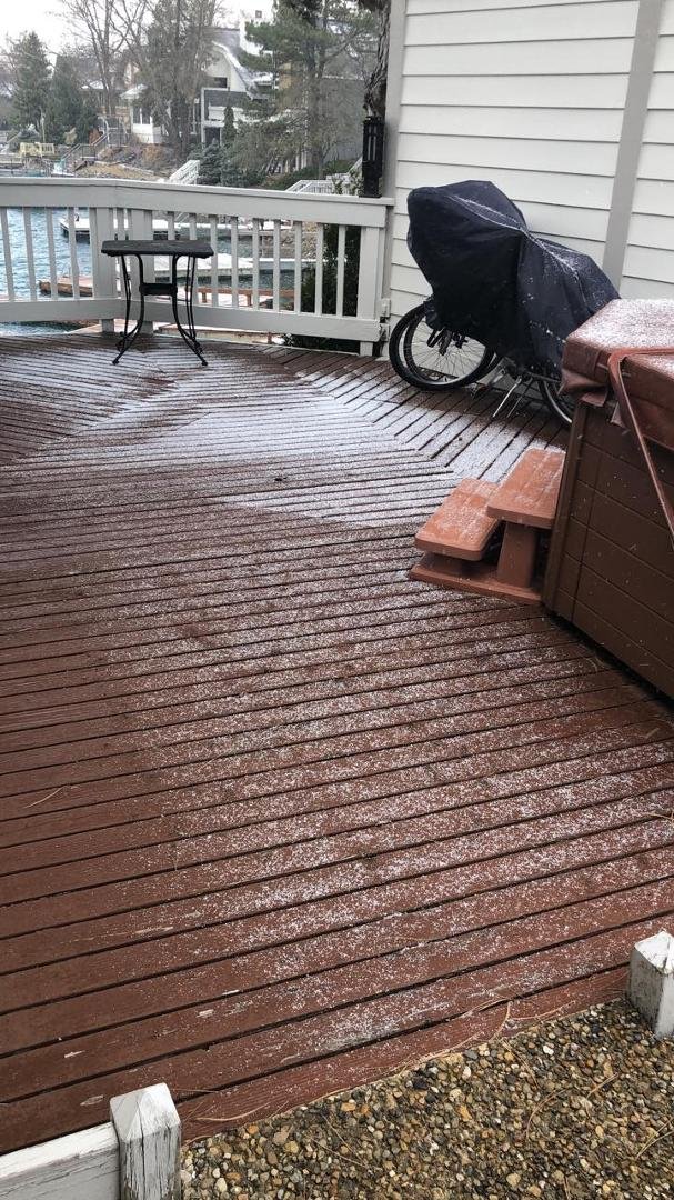 Is this an April Fools Day joke? Snow today?