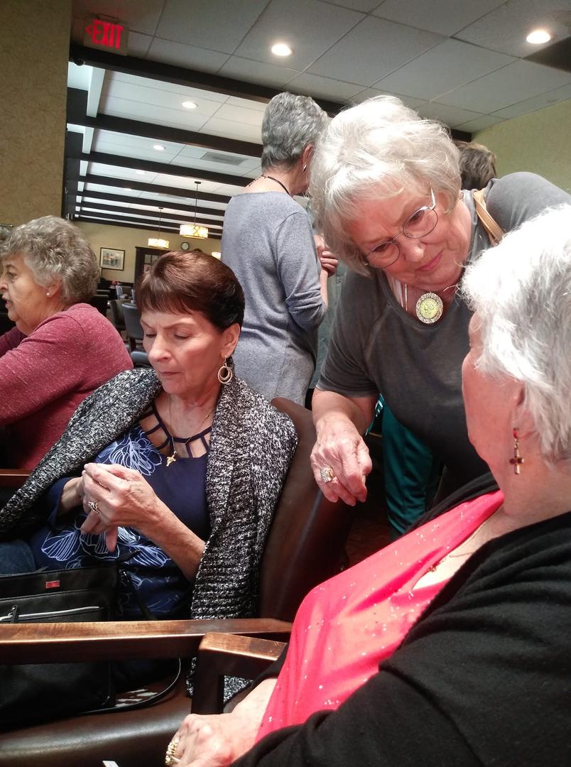 Old friends "get together" fun day.