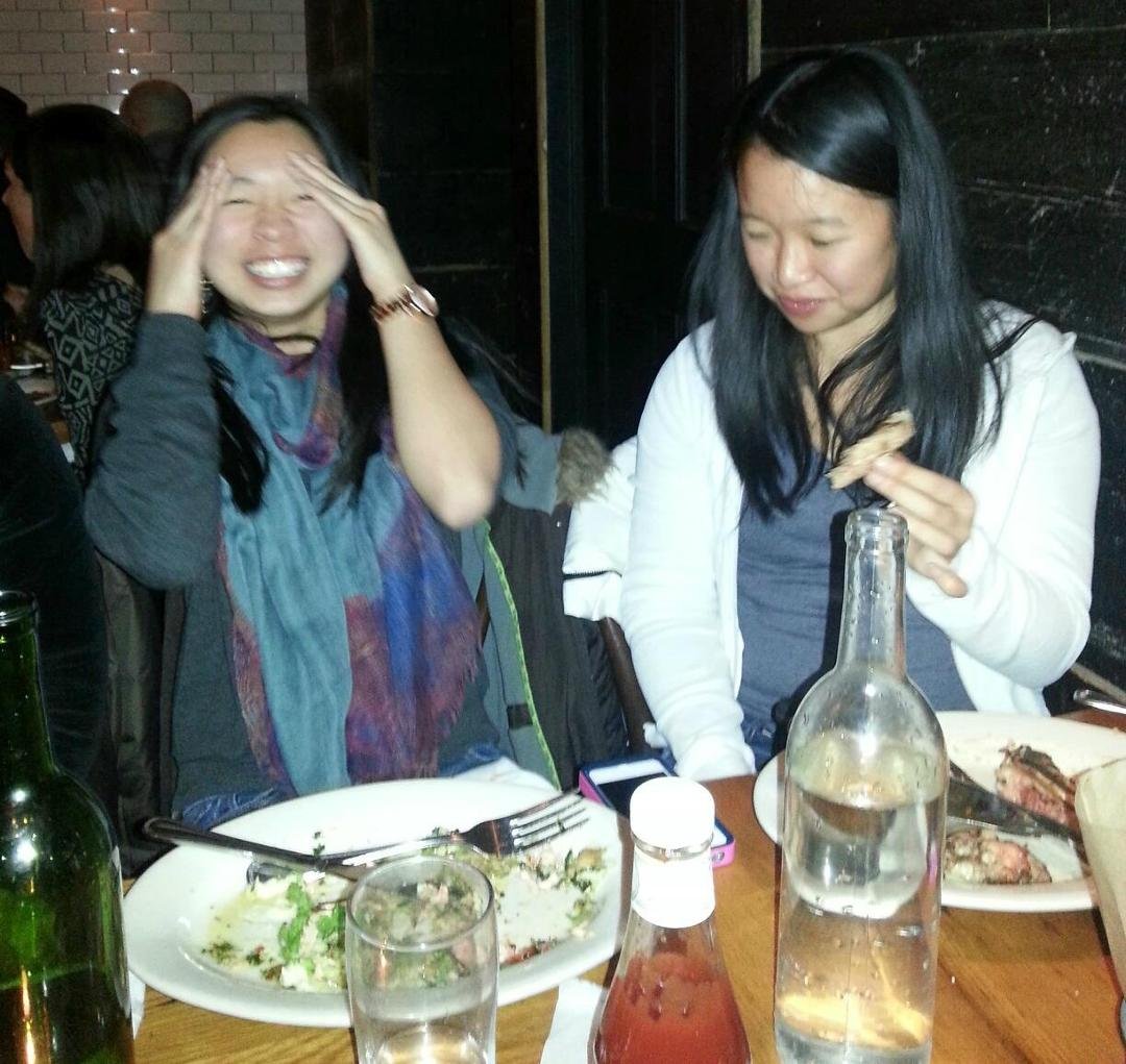 My wonderful nieces. Caroline, the one holding up her hands is due to graduate The University of Wisconsin the year 2014. She is a Junior but she is going to study abroad in England! Patricia just received early acceptance