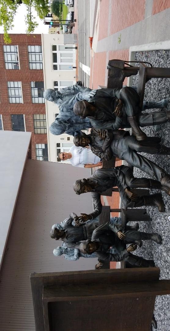 One of the Great moments in the New Orleans trip. At the W.W 11 museum.