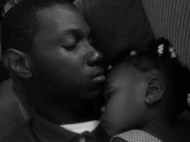 daddy & toody takin a nap
