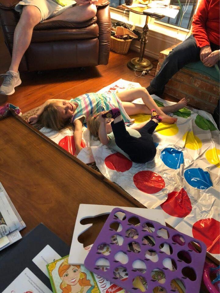 A wicked game of Sister Twister...
