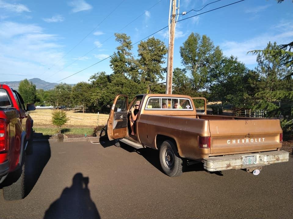 Grandson's, Caleb and Caleb. That ole truck still drives great. .