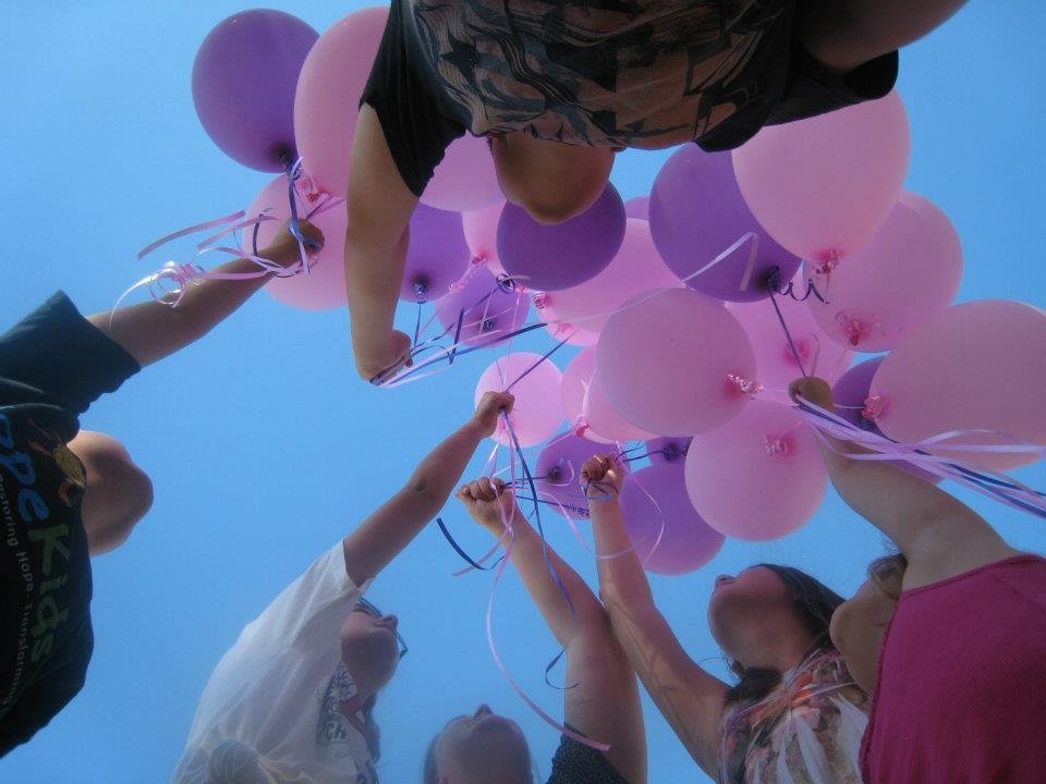 Aimee Johnson's album, Belles Balloon Release 5/12/2012