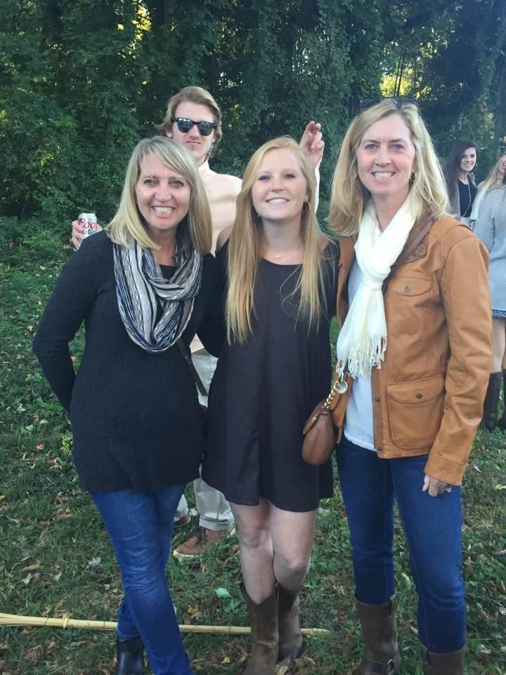 My three favorite gals celebrating at RMC reunion. Daughters and granddaughter