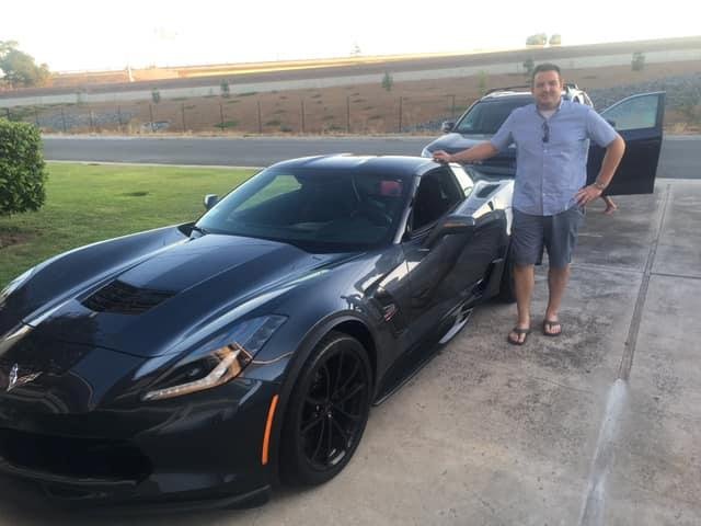 Tim’s new corvette