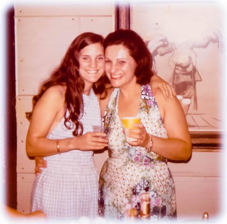 One of my all time favorite pics of me and my Mom back in the 70's. I miss her all the time and it's been 7 years next week.