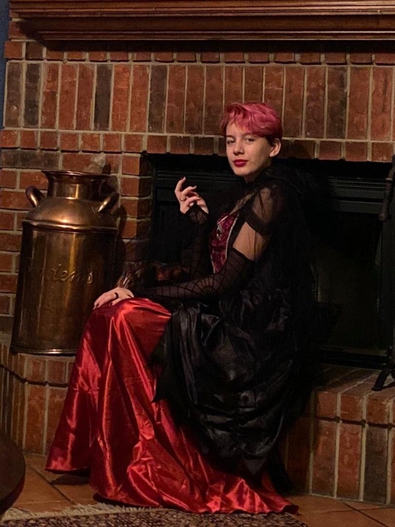 My grandchild, Claire for Halloween