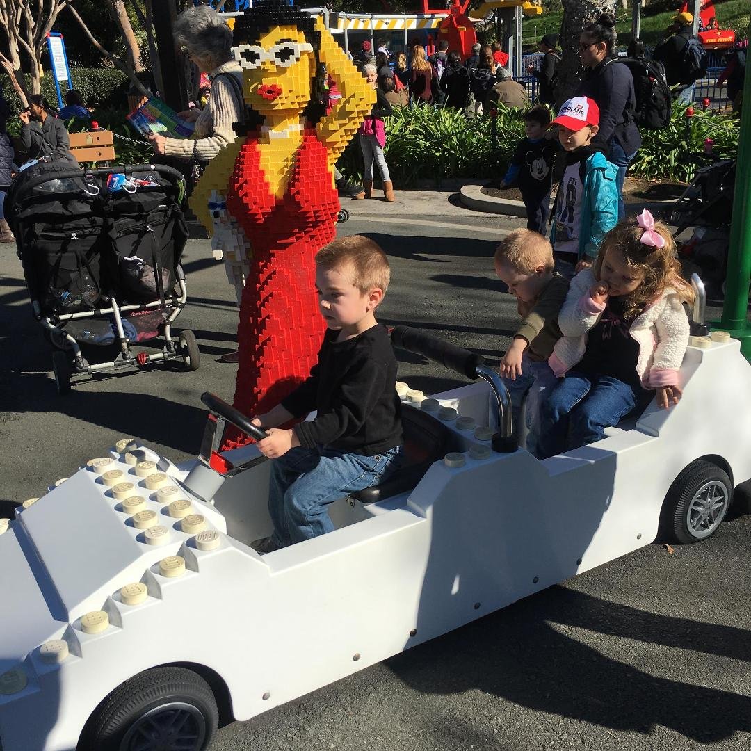 Thanks Aunt Jillian Noelle Webb, for the Legoland experience .
