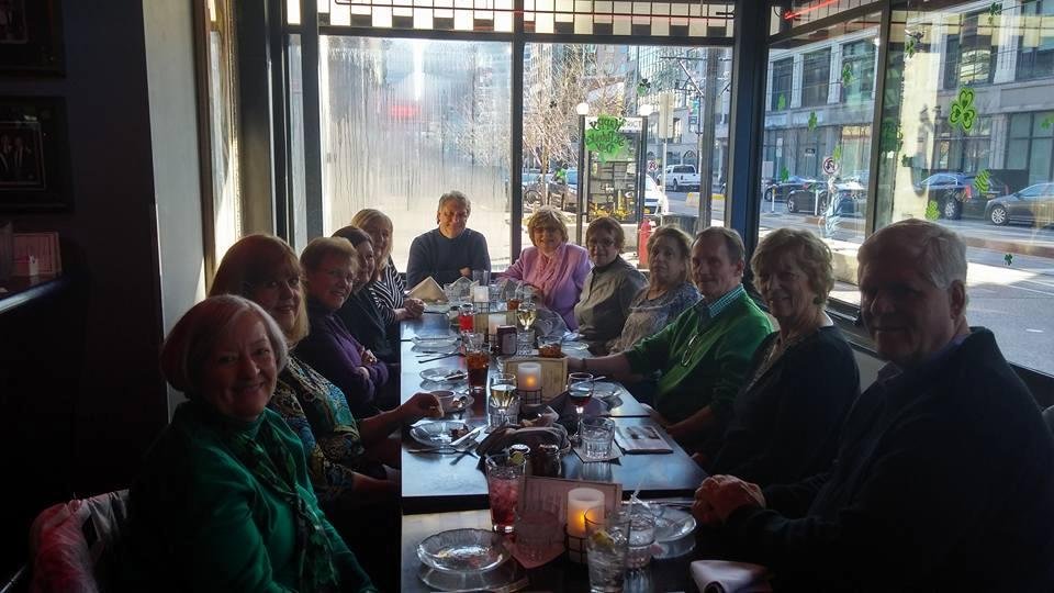 Dinner at Bijou Grill after a wonderful performance of Beautiful at Shea's with great friends.....