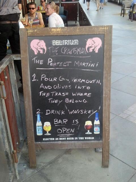 Sign for Serious Whiskey Drinkers