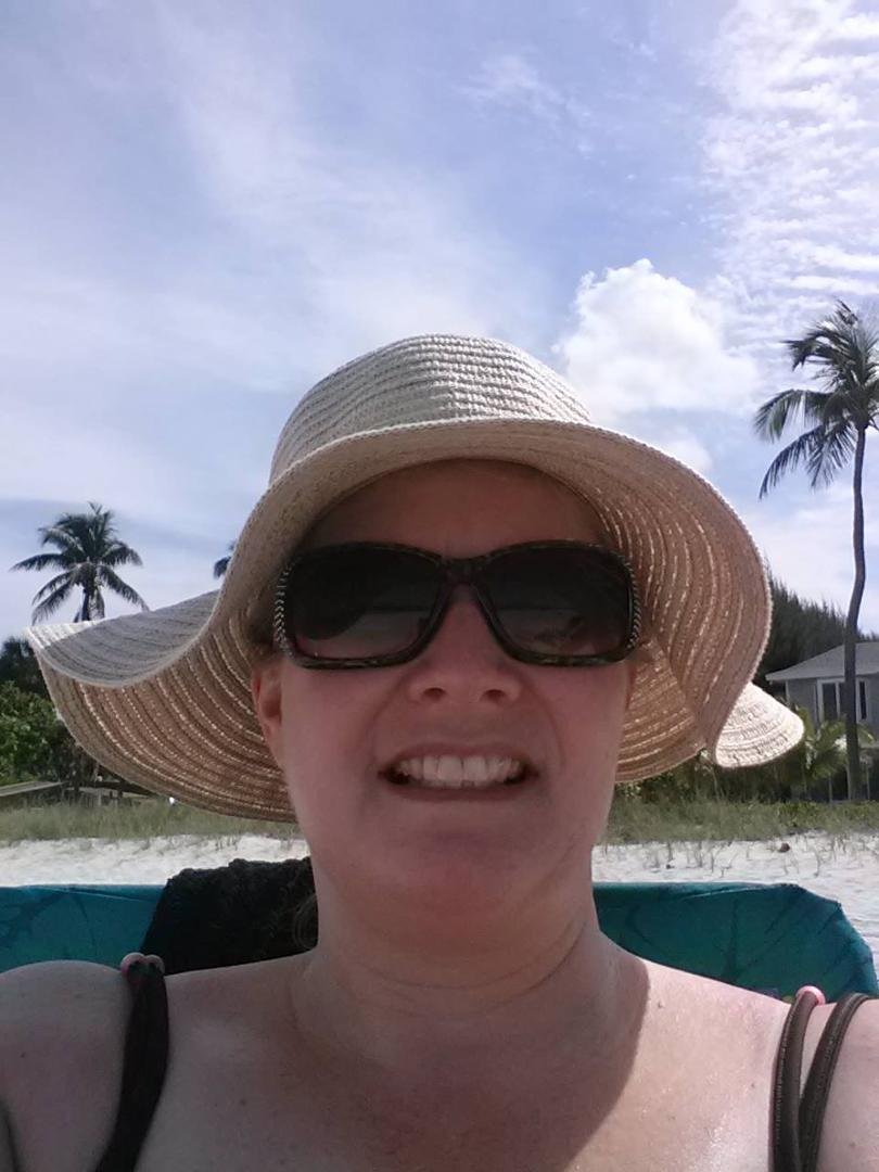 Beach selfie