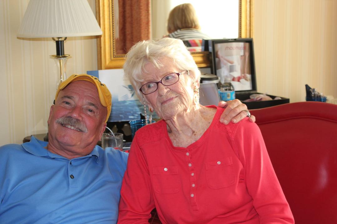 How I miss Kitty and Patty.......love this picture of Kitty and myself she is trying to figure out if I am a blessing or a curse!