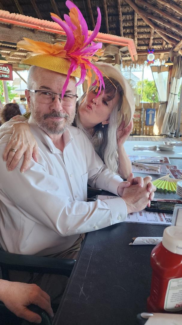 Kay took her "Kentucky Derby Hat" birthday party rule a bit too far!