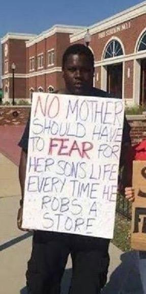 Sponsored by M.A.T.A., Mothers Against Thug Abuse (spanish speaking friends will get this.)