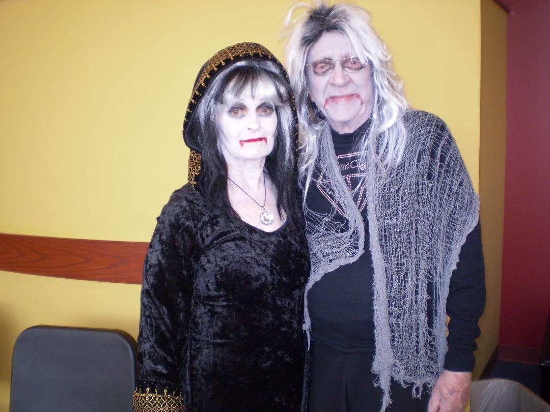 Look at this lovely couple!  We had a blast at our Gem City show "Haunting Harmony"