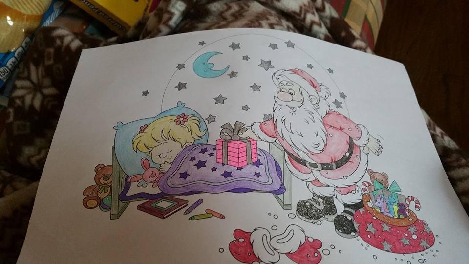 So this is what I've been doing the last 4 days. Total of 5 pics colored. I'm going crazy
