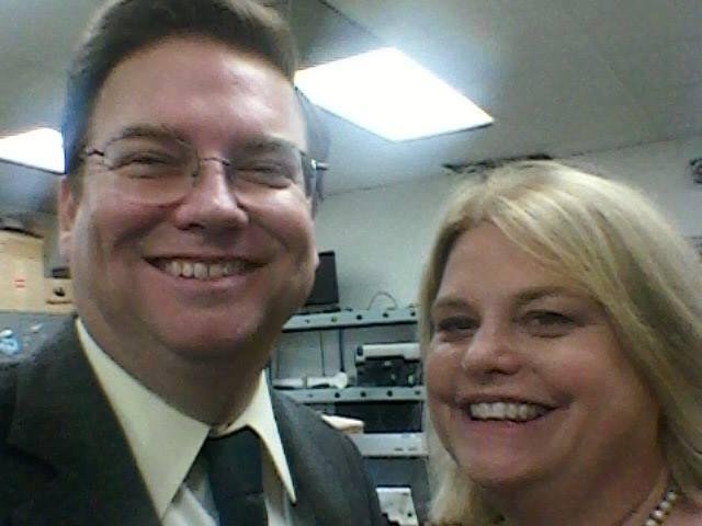 John Trevathan and I waiting for DWTS