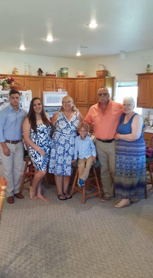 Group pic before the nephew's wedding. Sure did have fun.