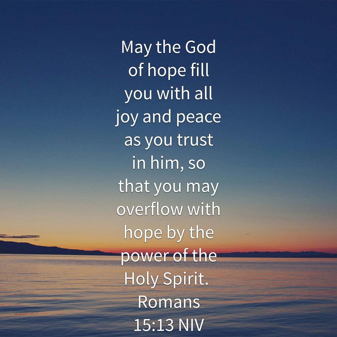 I find comfort in this scripture