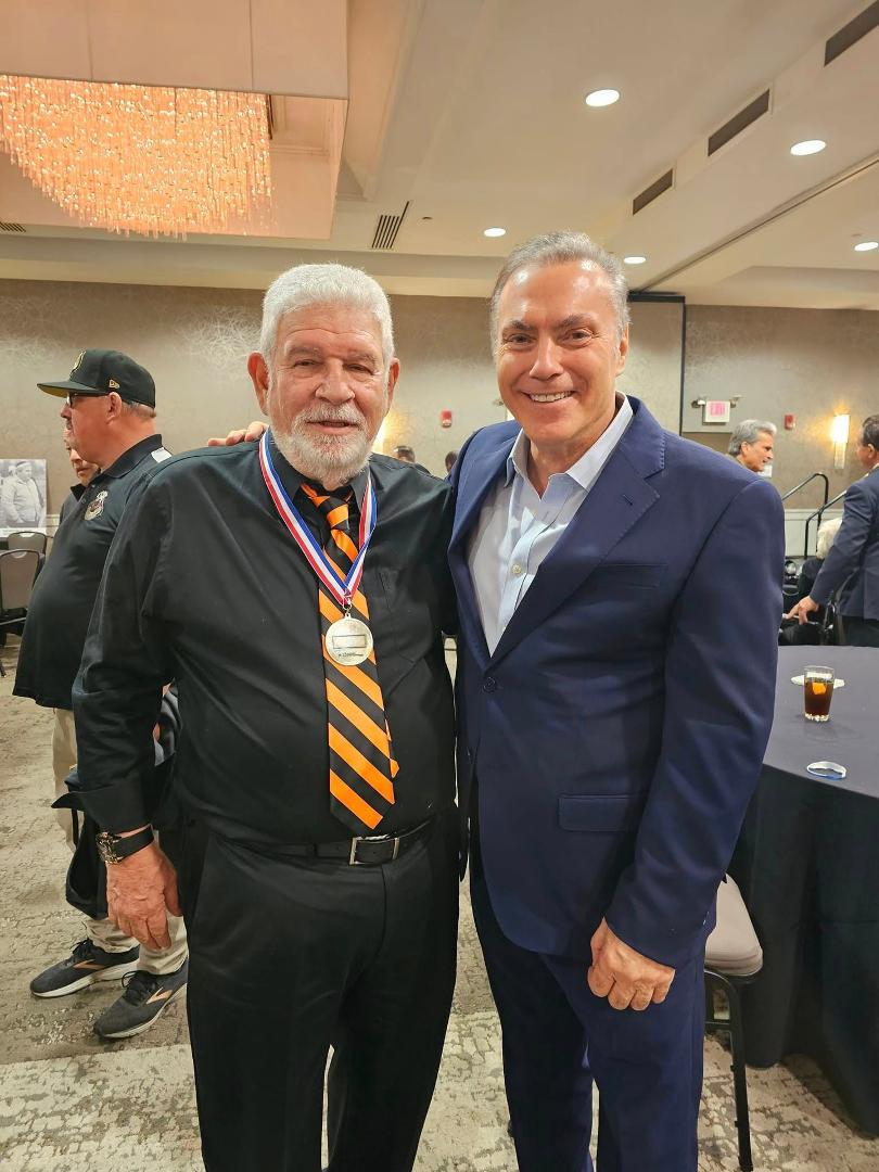 Al Sapienza Lately in many Films, was the original Ringo in the theatrical version on Broadway, and the SOPRANOS. Wrestled for me in Middle School. GREAT TALENT! Appearing in 2026 Coral Lakes. This was at my HOF induction.
