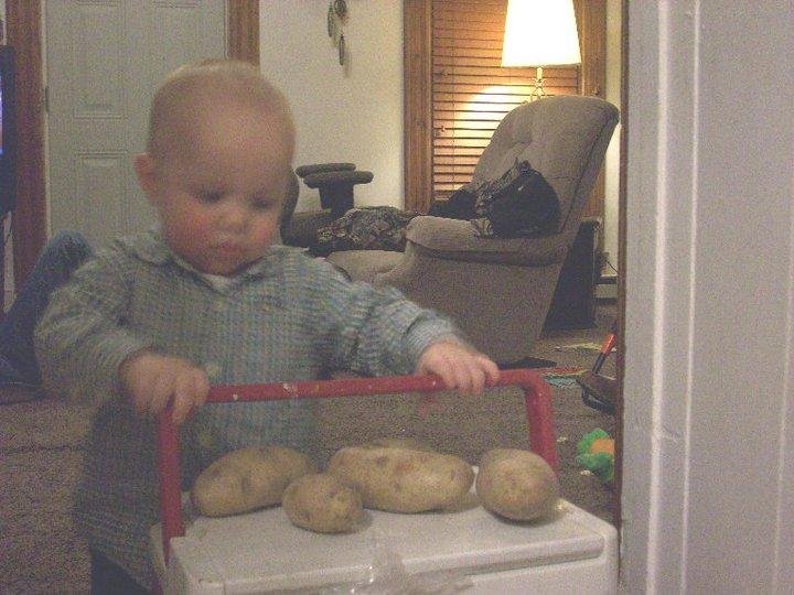HARD AT IT