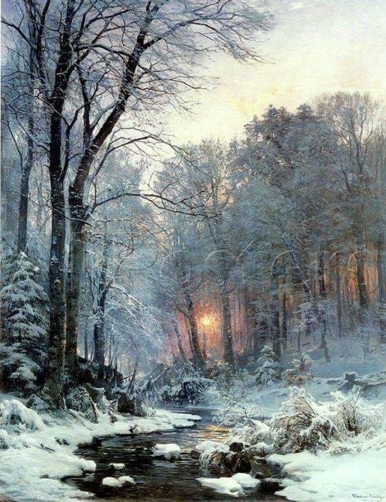 A slow Winter stream and I have much in common.