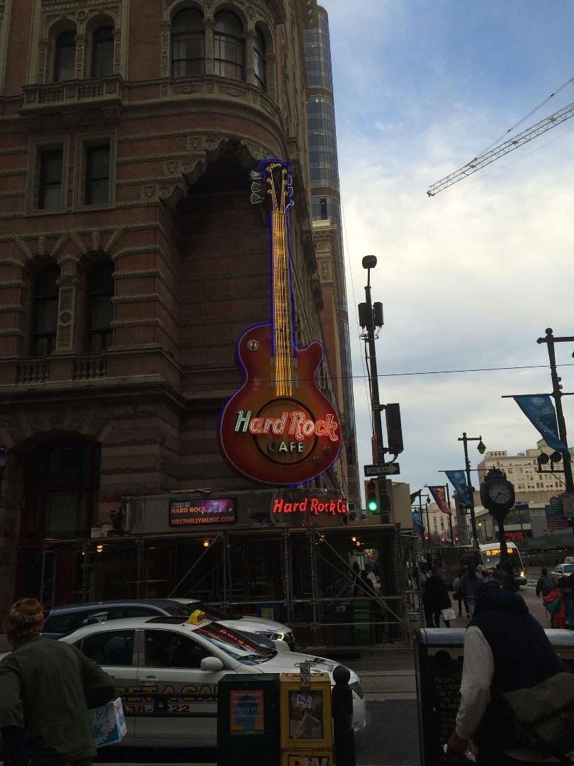 I found the Philly Hard Rock Cafe
