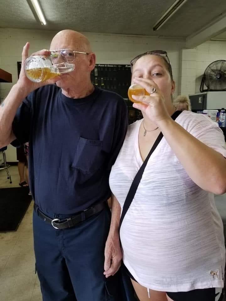 Miller High Life ad...Daddy and Brenda.