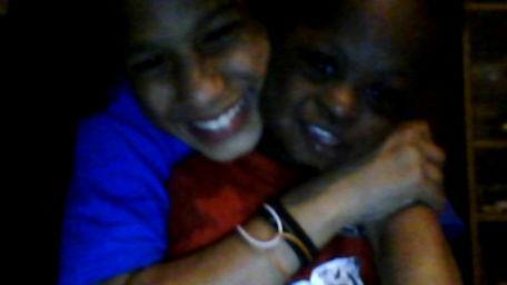 my and my bro just hanging out<3
