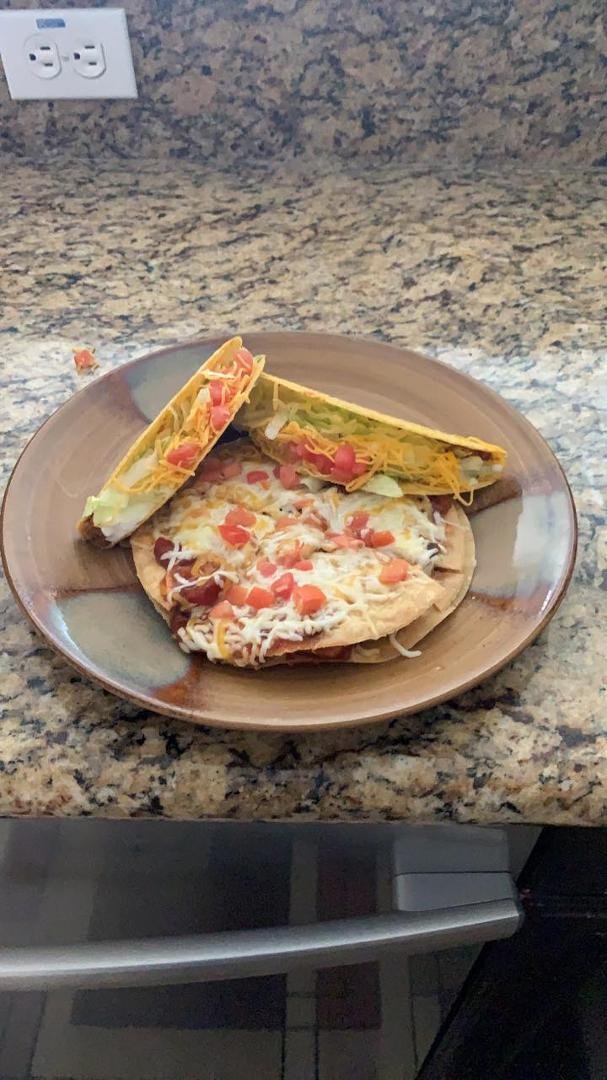 Hi I’m celebrating taco night this in remembrance of my oldest granddaughter Nicole her birthday is on May 2 and we celebrate taco night in remembrance of her birthday so this is sending out my love Papa Rex￼